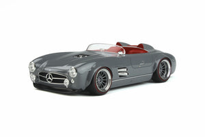 1:18 Mercedes-Benz S-Klub Speedster By Slang500 & JONSIBAL -- Grey -- GT Spirit