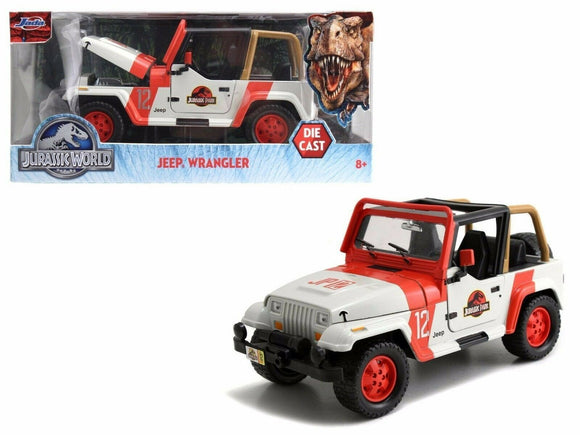 1:24 Jurassic Park Jeep Wrangler -- Jurassic World -- Jada