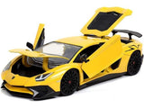 1:24 Lamborghini Aventador SV -- Yellow -- JADA: Hyper-Spec