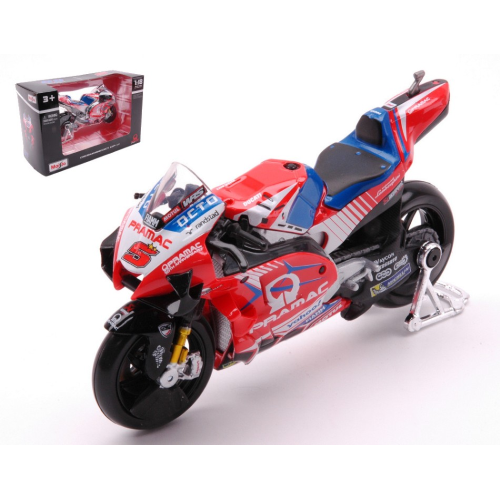 Maisto - Moto GP Racing 1/18 - Ducati Pramac 5 Johann Zarco - New F