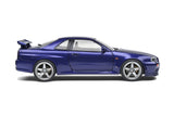 1:18 Nissan Skyline R34 GTR -- Midnight Purple -- Solido