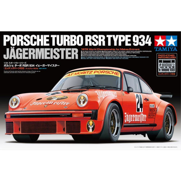 1:24 Porsche Turbo RSR Type 934 Jagermeister -- PLASTIC KIT -- Tamiya 24328