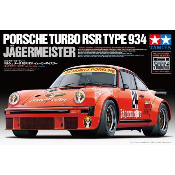 1:24 Porsche Turbo RSR Type 934 Jagermeister -- PLASTIC KIT -- Tamiya