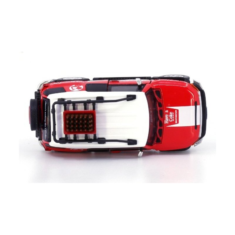 BM Creations 1:64 Toyota FJ Cruiser - Edizione Coca-Cola (Modellino Diecast)