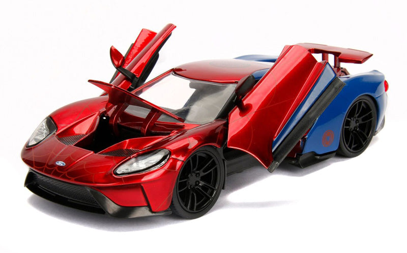 1:24 Spider Man w/ 2017 Ford GT -- Marvel The Avengers JADA