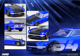 1:64 Nissan Fairlady 240Z (S30) -- Blue w/Carbon Hood -- INNO64